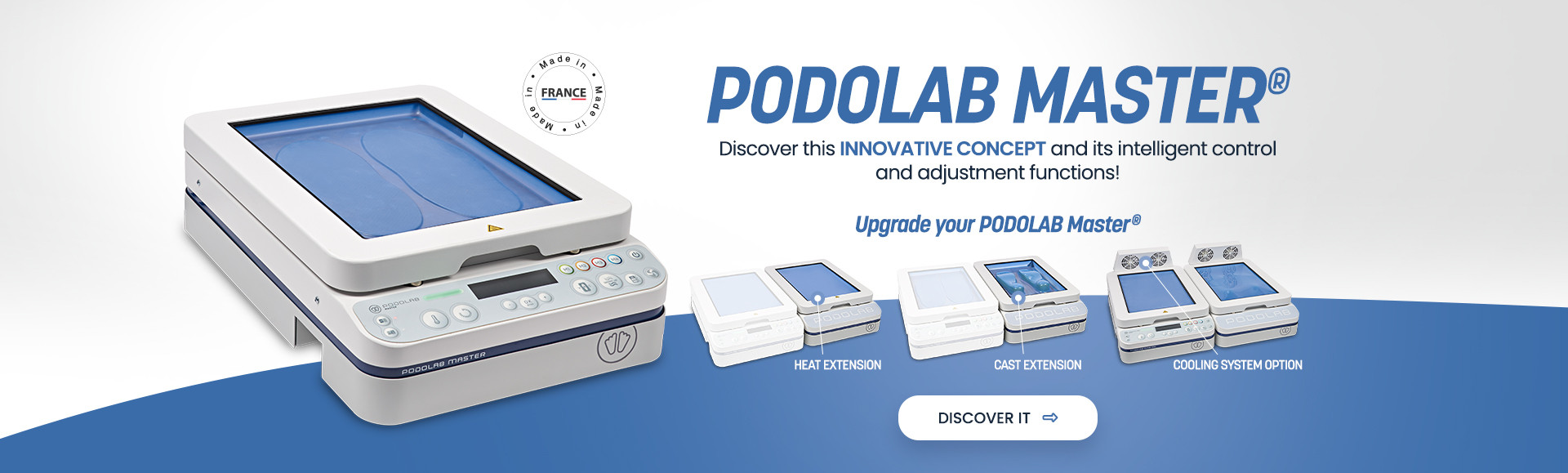 Discover the Podolab Master and its heat and cast extensions!